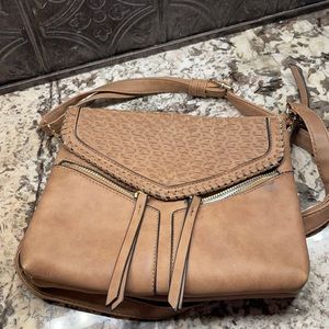 tan satchel